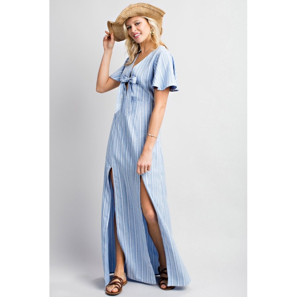 Chambray Maxi Dress